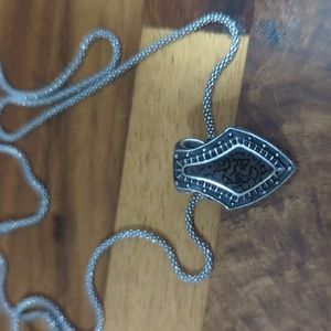 Dinosaur bone William Henry Studio Halbert sterling silver pendant & cha…